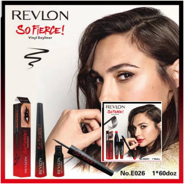 [ ECER ] REVLON SOFIERCE MASCARA &amp; LIQUID EYELINER