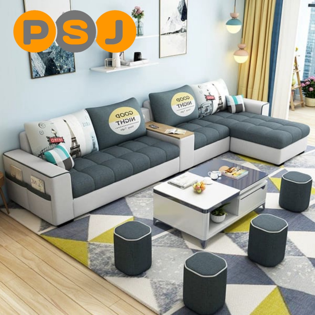 sofa minimalis leter l / sofa letter l / sofa leter l / sofa keluarga
