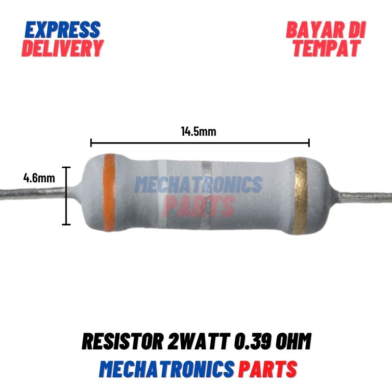 RESISTOR 2WATT 0.39OHM