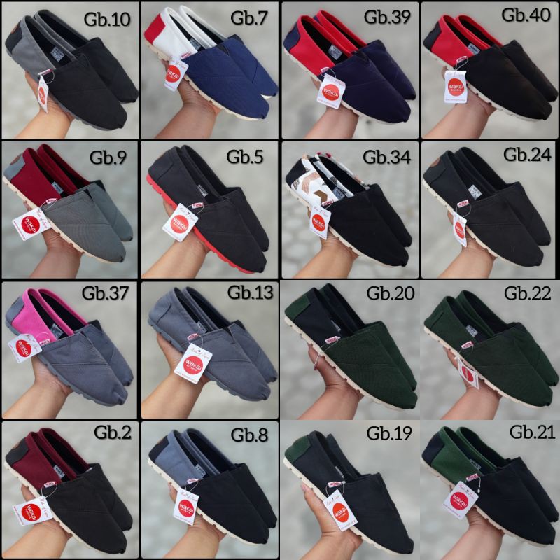 [ Size 36-43 ] Sepatu wakai label vietnam pria dan wanita terlengkap-7