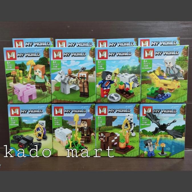 Mainan Lego My World Minecraft Minifigure Mg165