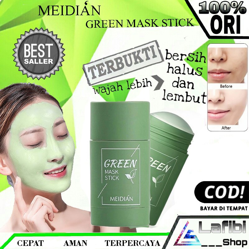 Green mask stick stik Meidian masker komedo 100% original ori asli