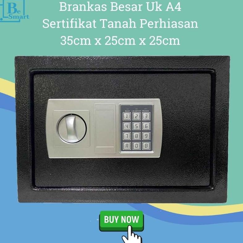 BRANKAS BESAR UK A4 SERTIFIKAT TANAH PERHIASAN BRANGKAS BESAR TERLARISS...,,,,,