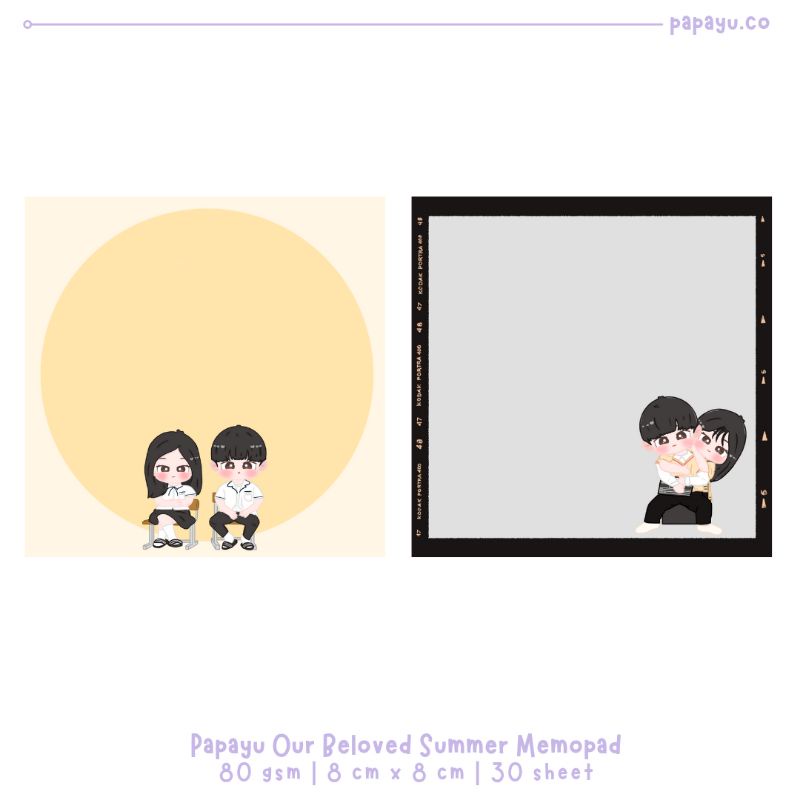 

Our Beloved Summer Memopad | Kdrama Merchandise