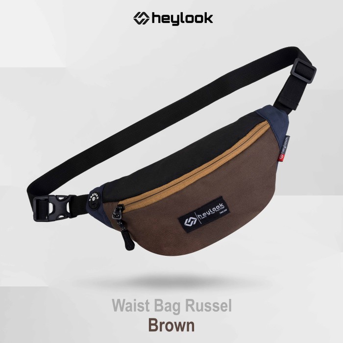 Tas Pria Mewah Slempang Murah Korea Branded Waist Bag Q1R3 Kasual Original Untuk Kuliah Waistbag Dis
