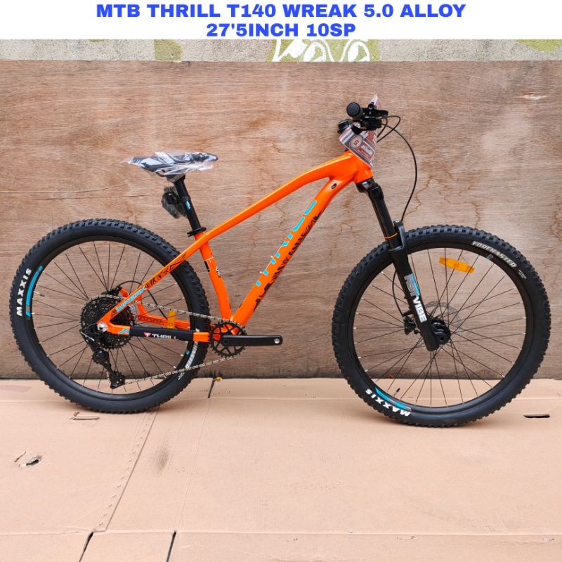 Sepeda Gunung MTB Thrill Wreak 5.0 T140 Alloy 27'5Inch 10Sp Rem Hydraulic