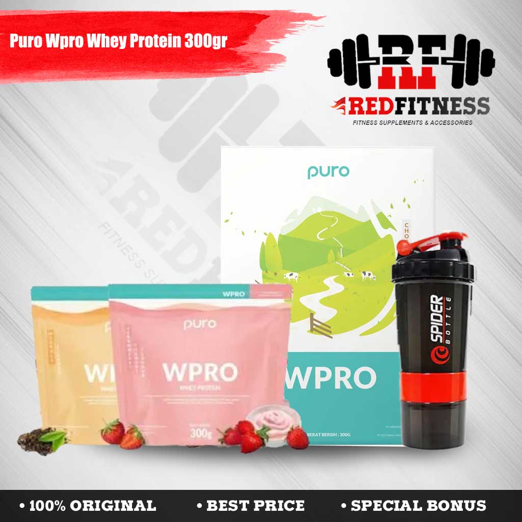 PURO Wpro Whey Protein 300gr / 300 gram BPOM Dan Halal