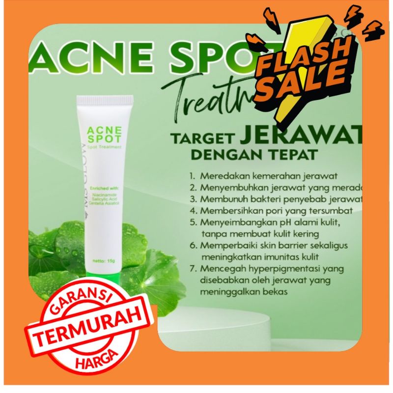 Ms glow spot treatment acne spot / pore away/ dark spot bisa cod