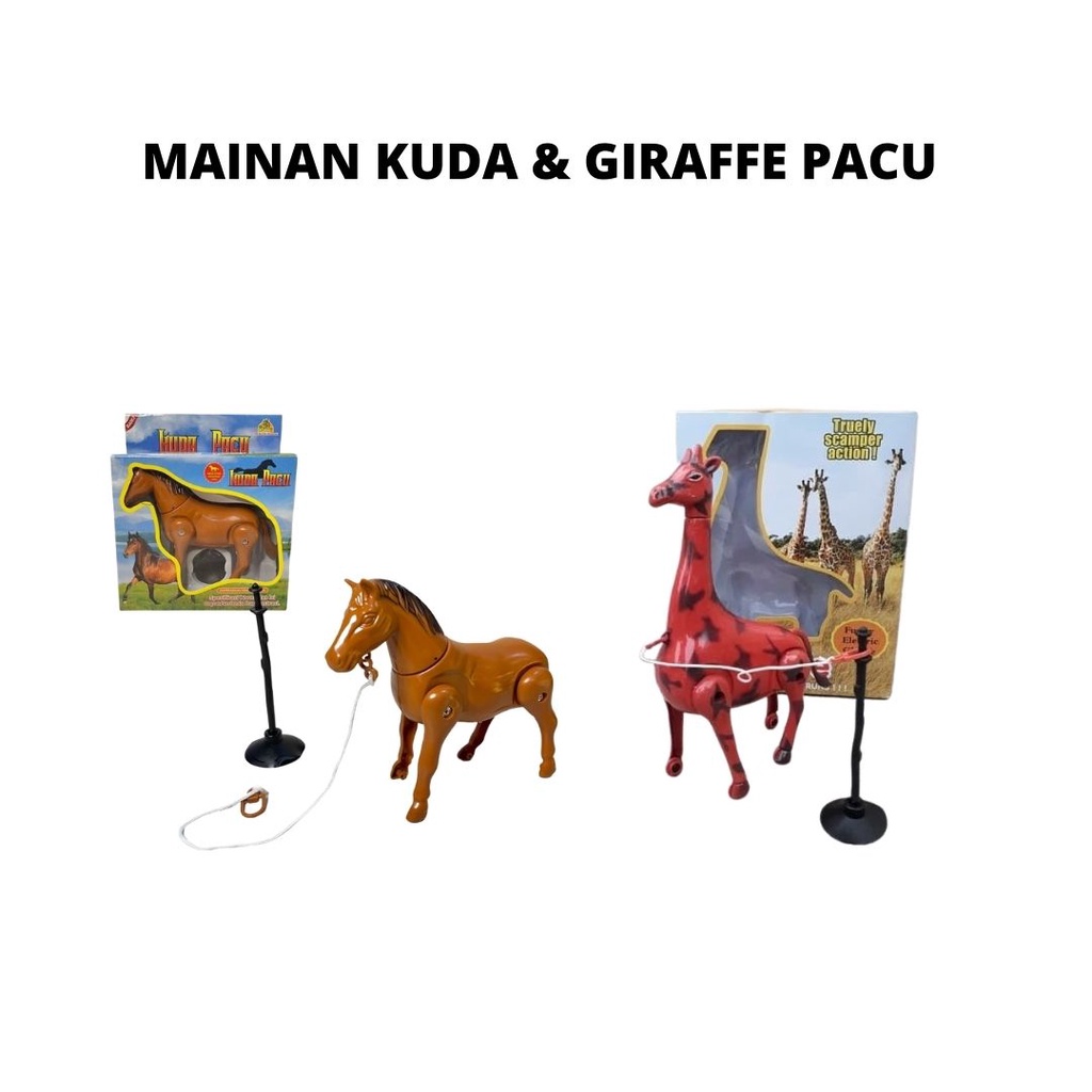 OMTEPEN - MAINAN ANAK MURAH KUDA KUDAAN & GIRAFFE PACU BISA JALAN