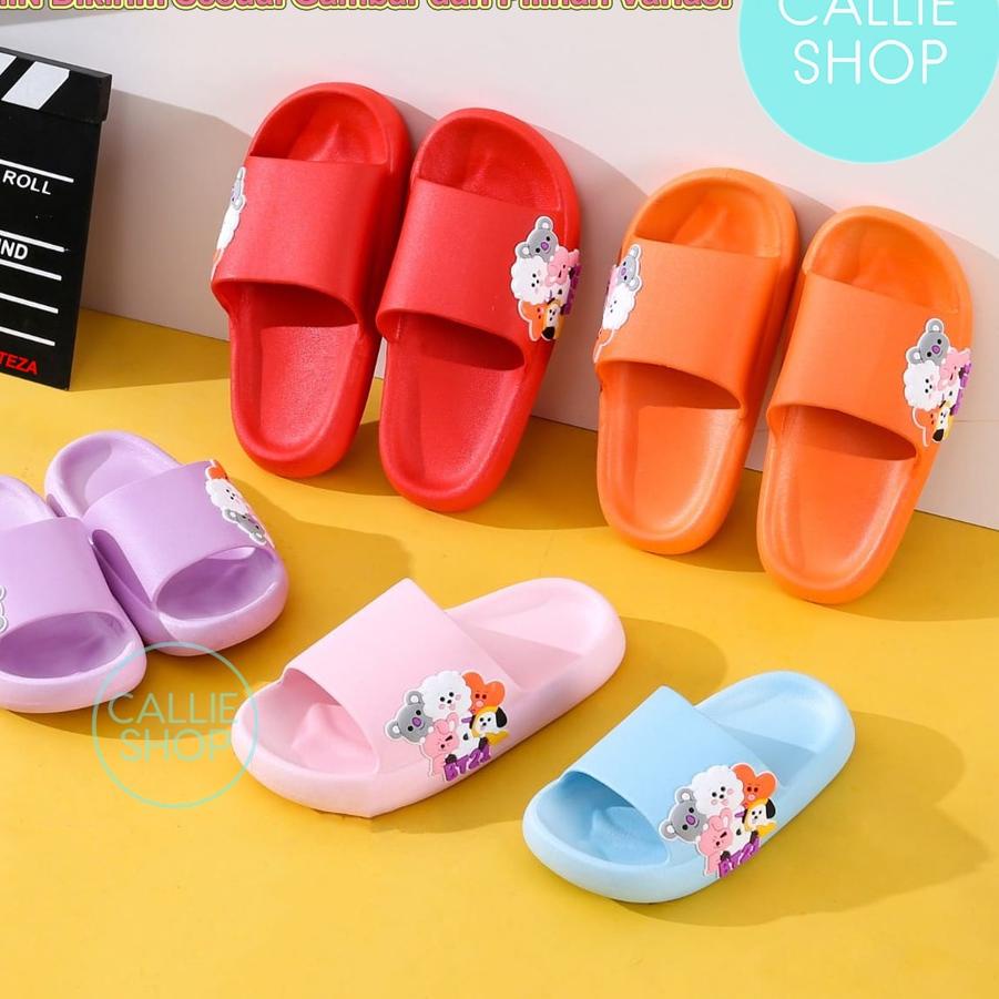 [KODE PRODUK IJZDL6974] Sandal Anak Perempuan Selop BTS Jelly Import Antislip 8619-4 KCBT21