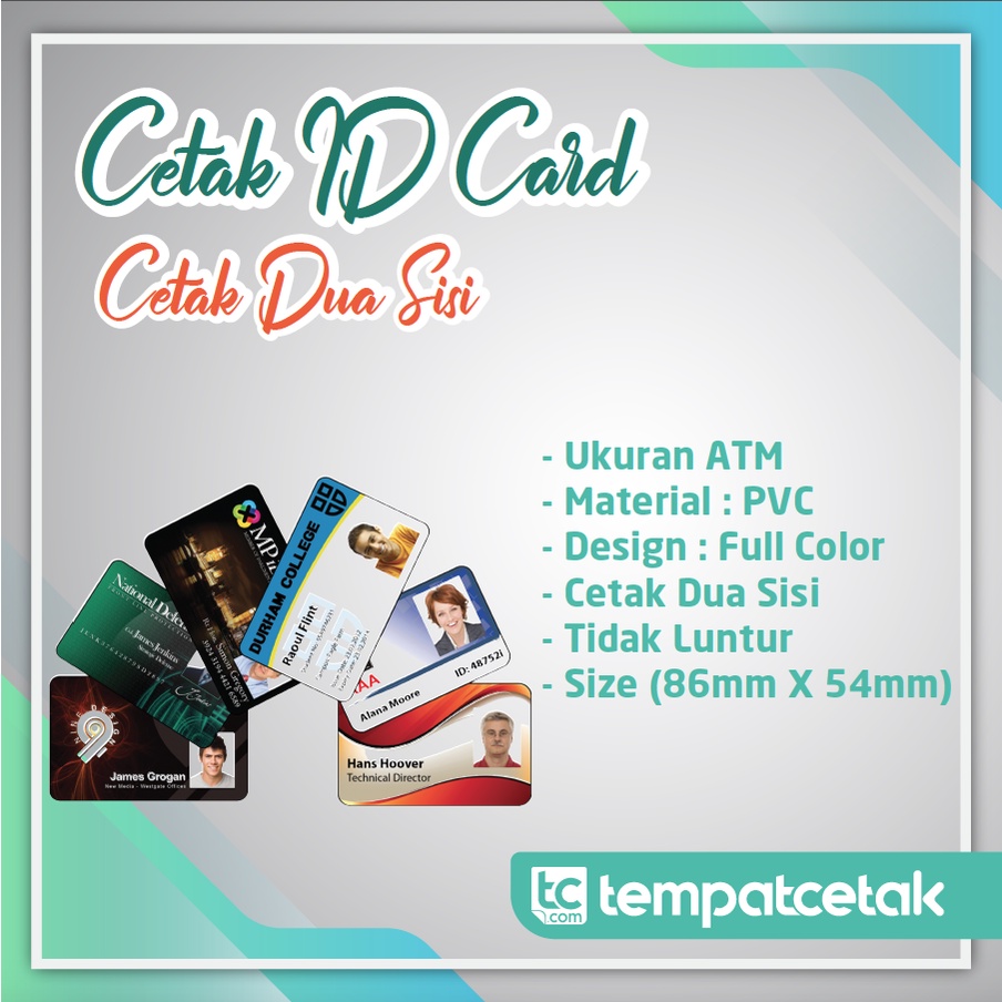 

Cetak ID Card 2 Sisi