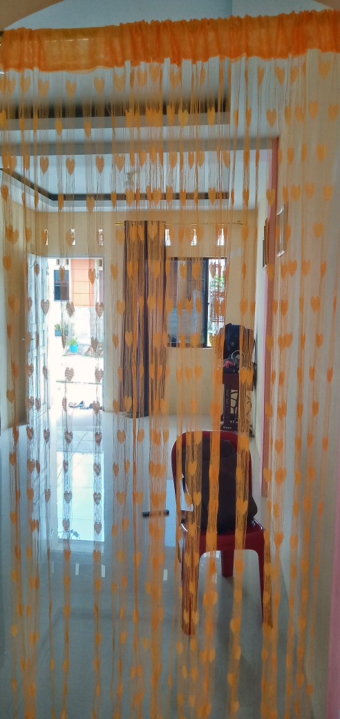 Tas Fashion Official - Tirai Love Jendela Benang Anti Nyamuk Tirai Pintu Dekorasi