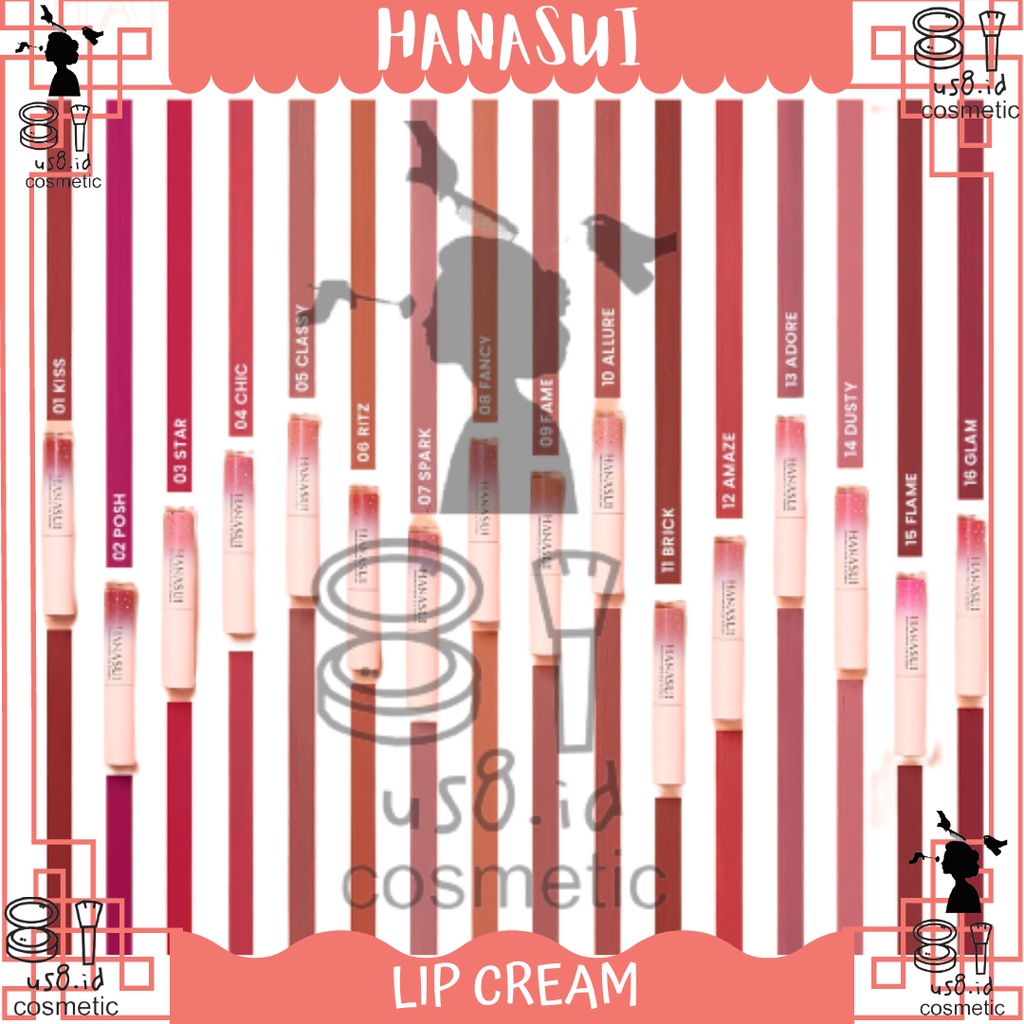 HANASUI ✔️BPOM BOBA Mattedorable Lip Cream