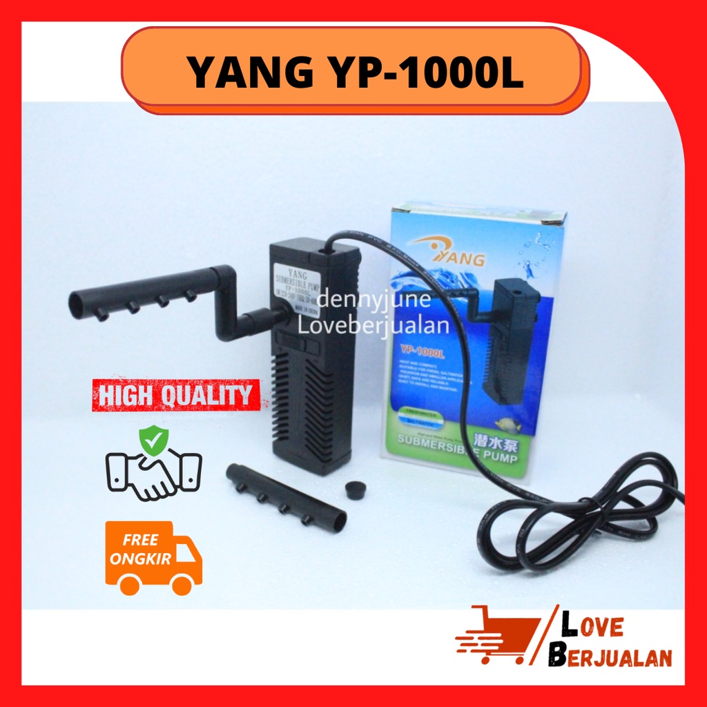 YANG YP1000L Internal Mini Filter Mesin Pompa Aquarium YP 1000L IPMAN IP1000L IP LUCKINESS 012F 018F