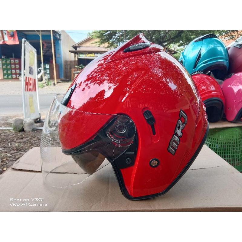 Helm Centro double visor merk MRJ original