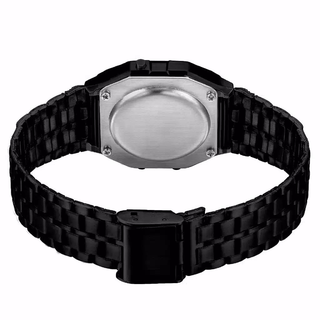 Jam Tangan Wanita Digital Kotak Rantai Model Tipis CS135