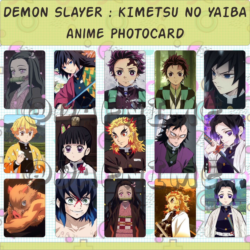 DEMON SLAYER KIMETSU NO YAIBA ANIME EDITION PHOTOCARD