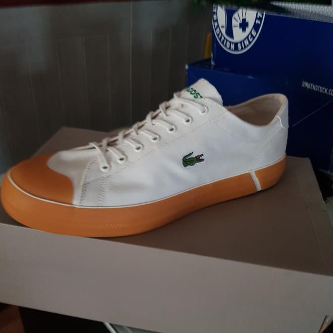 white lacoste boots