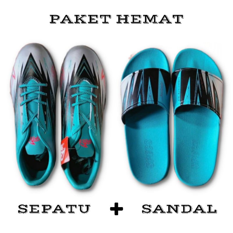 PAKET HEMAT - SPECS - LIGHTSPEED 3 IN & LIGHTSPEED 3 SLIDES SANDAL / ORIGINAL