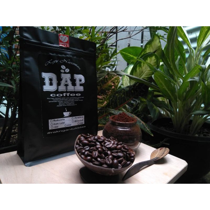

Kopi Bubuk Robusta Wine Kopi Nusantara 100% kopi Murni 1000 gr