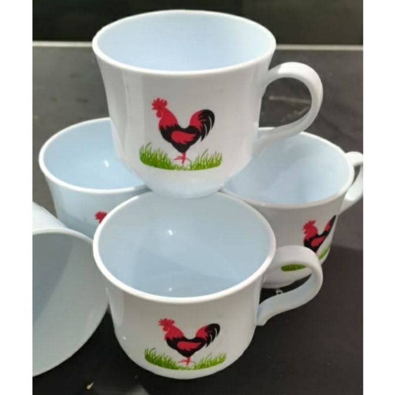 Cangkir Plastik Ayam Jago