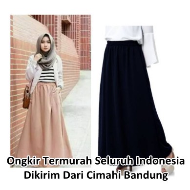 TERMURAH ROK WOLFIS PANJANG PREMIUM/ROK PANJANG WOLVIS SKIRT(1kg=6)