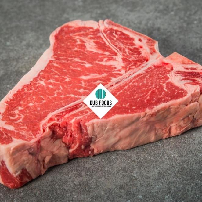 

TBONE / SHORTLOIN BEEF STEAK US SELECT 1 KG DFGH5136