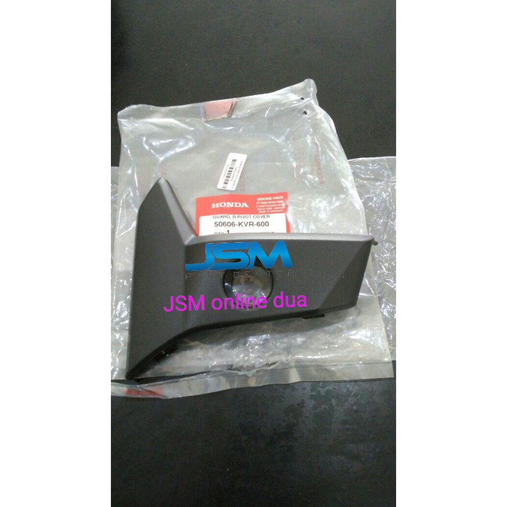 PLASTIK STEP SUPRA X 125 DOUBLE DISCK, REVO KANAN AHM 50606-KVR-600 ORI ORIGINAL