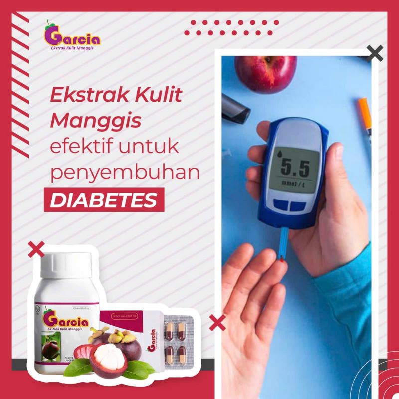 GARCIA EKSTRAK KULIT MANGGIS ISI 60 KAPSUL - ED 03/2026