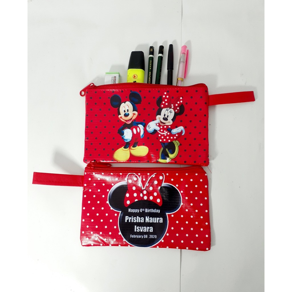 

Souvenir Kotak Pensil/ Souvenir Ultah pencil case Custom Request Nama