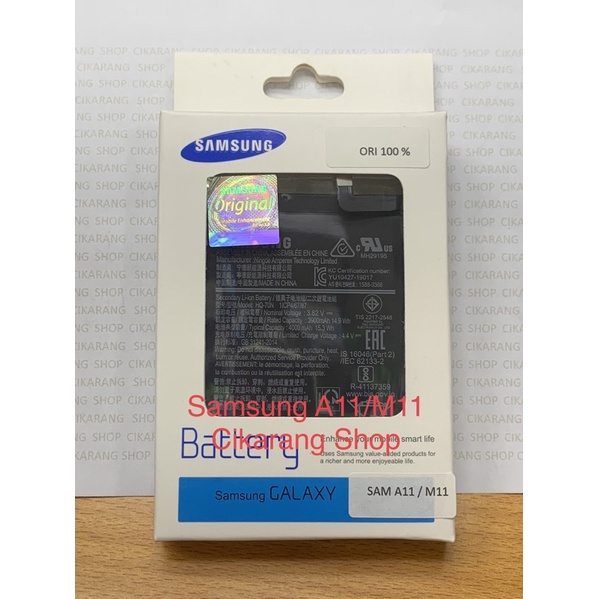 Baterai Samsung Galaxy A11 A115 HQ-70N HQ70N Original 100