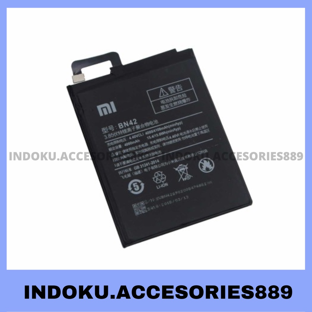 Baterai Xiaomi Redmi 4 / BN42 Original