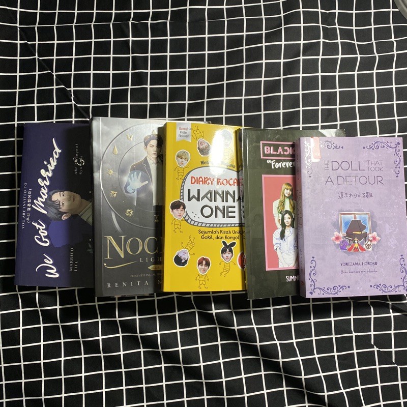 NOVEL BEKAS WE GOT MARRIED, NOCEUR, DIARY WANNA ONE, BLACKPINK, THE DOOL THAT TOOK A DETOUR