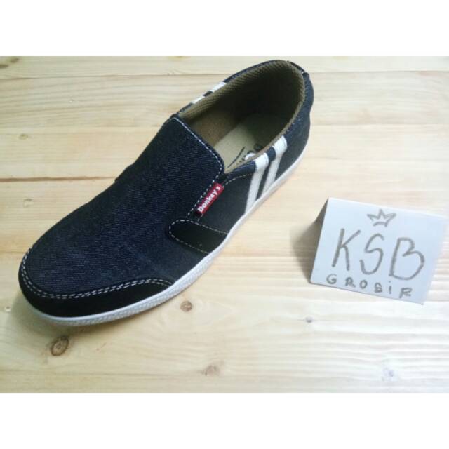 Sepatu Levis Denim/Sepatu Kanvas Levis/Sepatu Model Levis Pria
