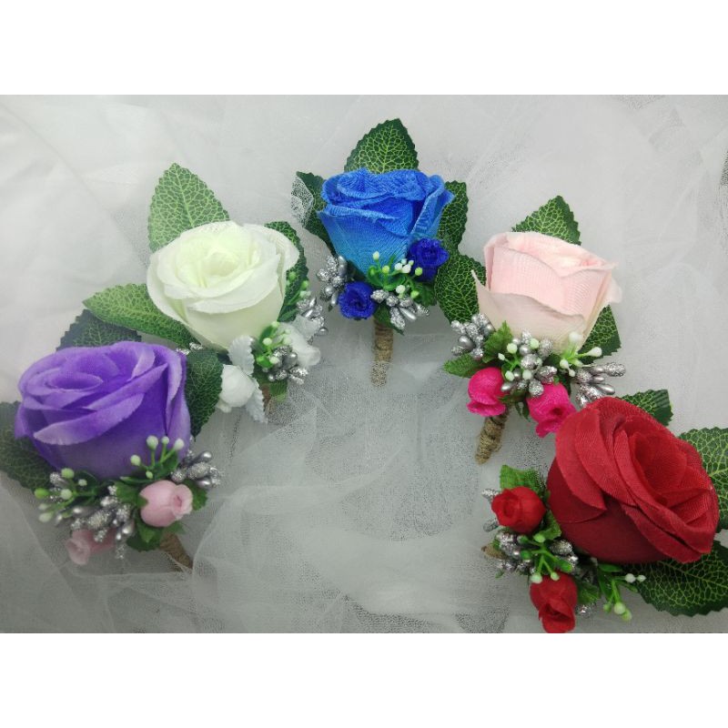 KORSASE BUNGA JAS PINK BROS BUNGA MAWAR BIRU UNGGU MERAH