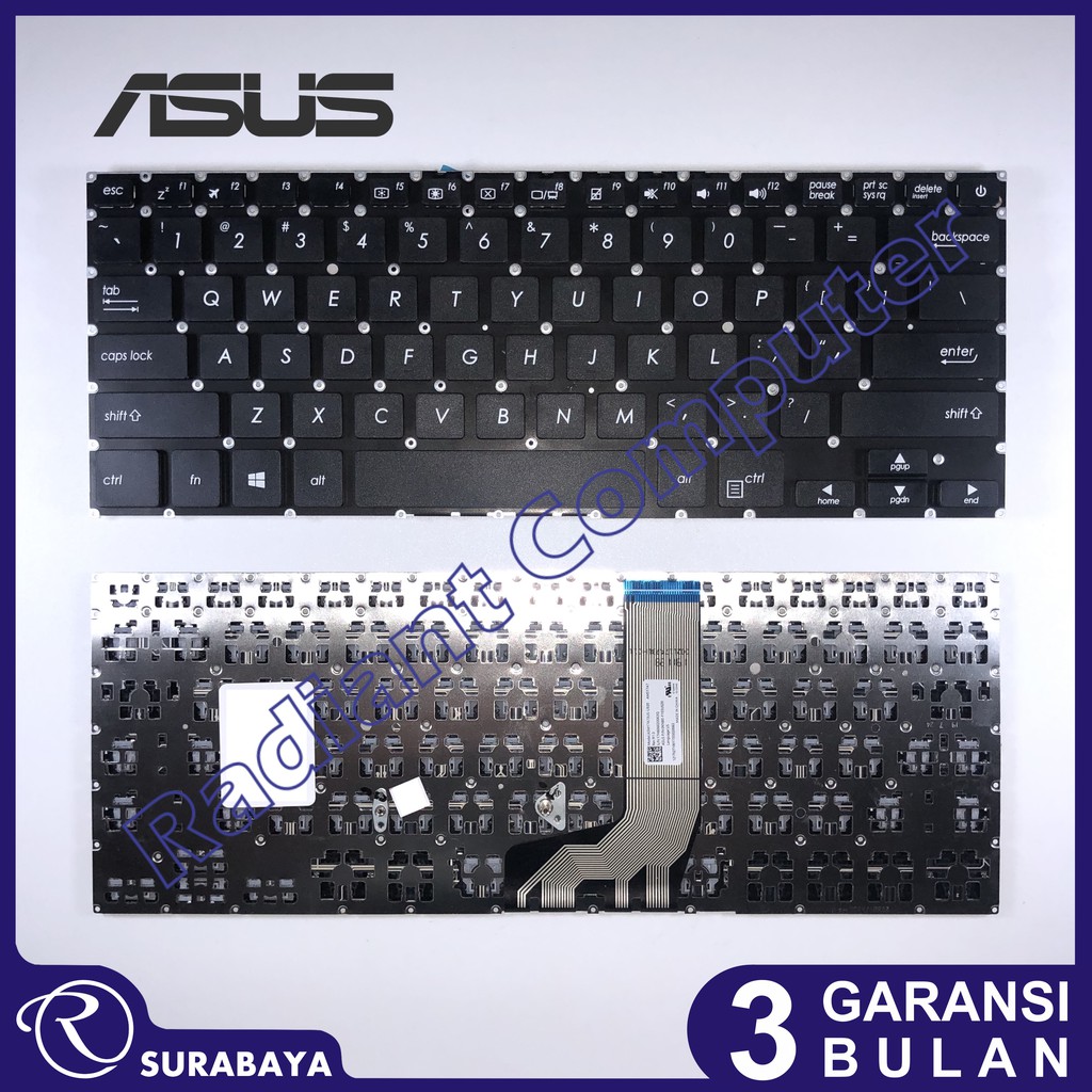 Keyboard Asus X411 X411U X411UA X411UF X411UQ X411Q X411QA BLACK