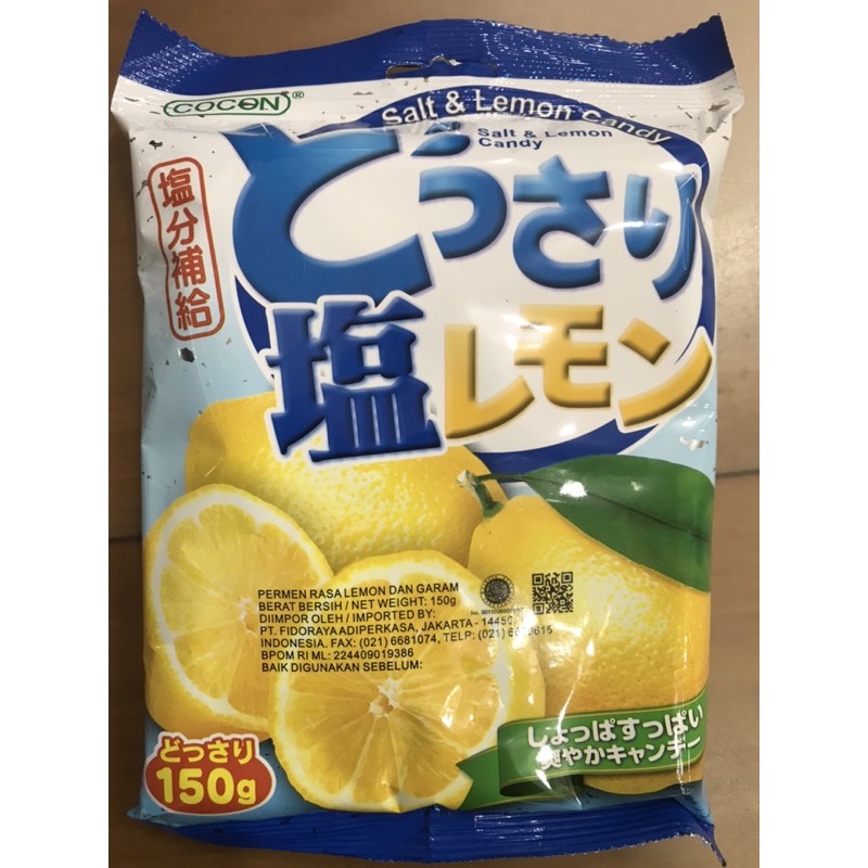 

Salt & Lemon Candy / Permen Rasa Garam dan Lemon 150gr