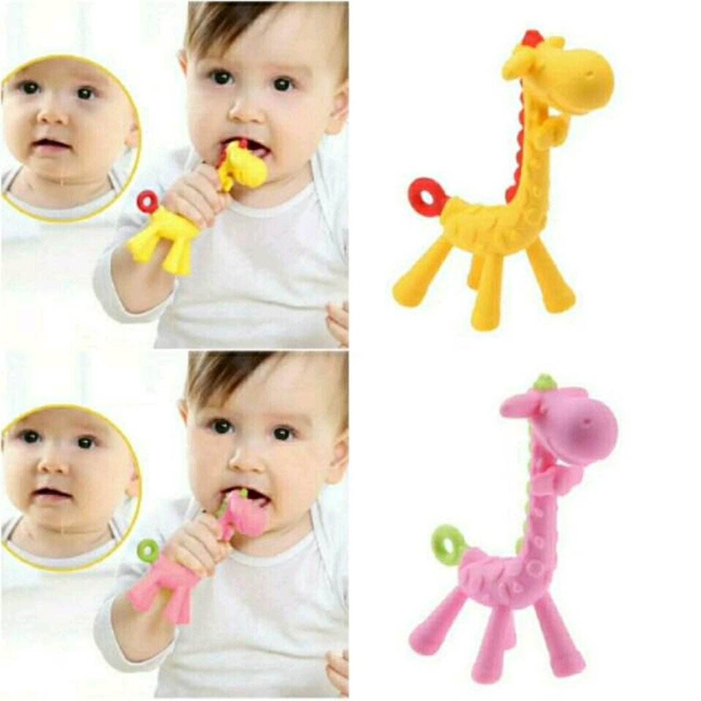 Teether jerapah BPA FREE gigitan bayi bpa free mainan bayi gigitan Gigitan bay