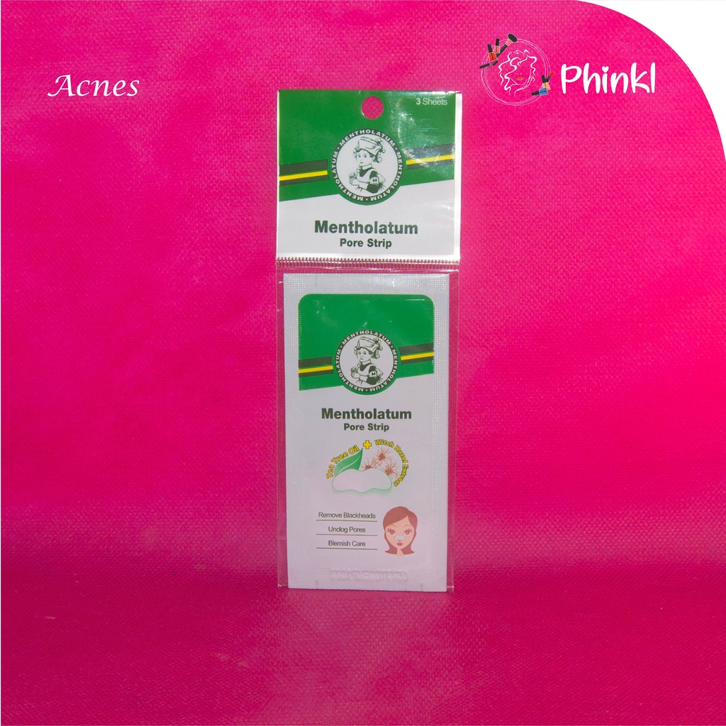 `ღ´ PHINKL `ღ´ a̳c̳n̳e̳s̳ Acnes Pore Strip plester angkat komedo kertas untuk mengecilkan pori