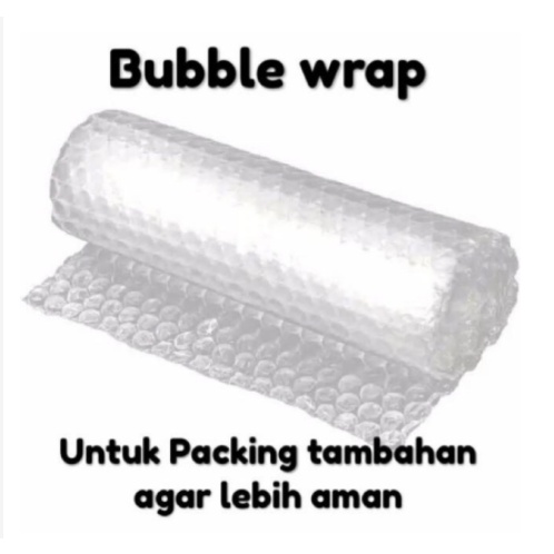 

PACKING TAMBAHAN / BUBBLE WRAP / PENGAMAN PAKET / KIRIMAN