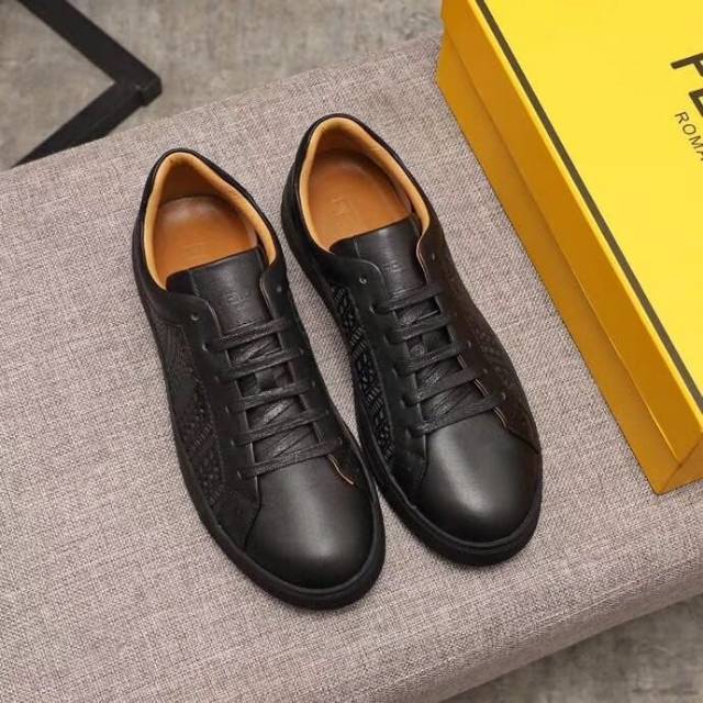 Sepatu fendi sneaker mirror quality shoes pria casual
