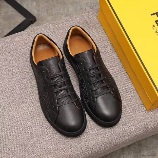 Sepatu fendi sneaker mirror quality shoes pria casual