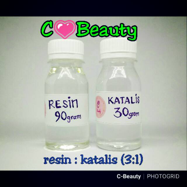 Resin  Super Bening dan katalis  kerajinan  bahan mainan 