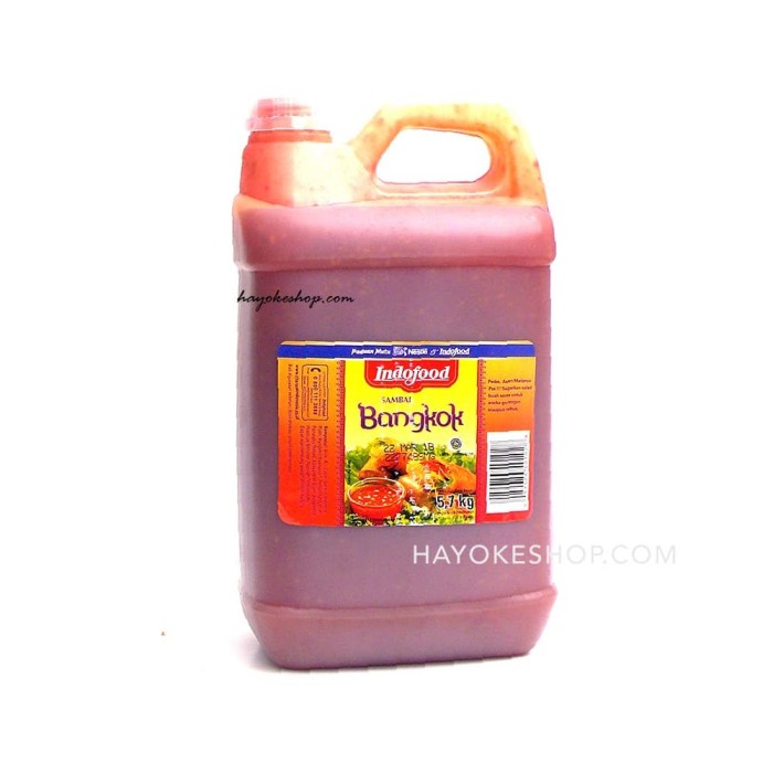 

Jual Indofood Sambal Bangkok 6 Kg / Galon
