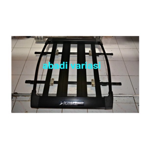 Unik Paket Cross bar jepit roof rail plus Rack Platinum Oval Fortuner Lama Diskon