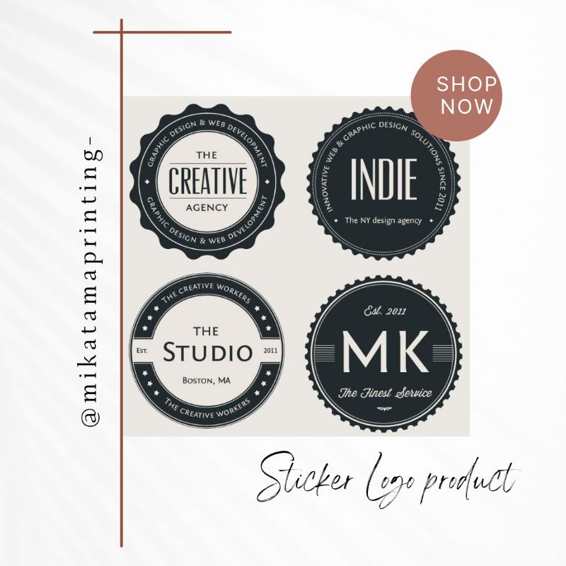 

Stiker Logo Produk|Packaging Produk +Cutting