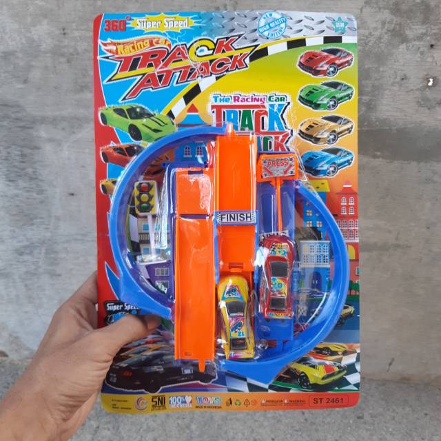 Mainan Racing Car Track Attack Murah - Mobil Balap Anak Edukatif