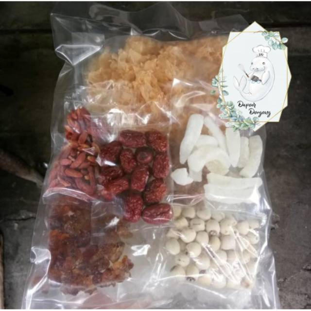 

Peach gum paket mentah S, M, L by dapoer doegong enak praktis murah