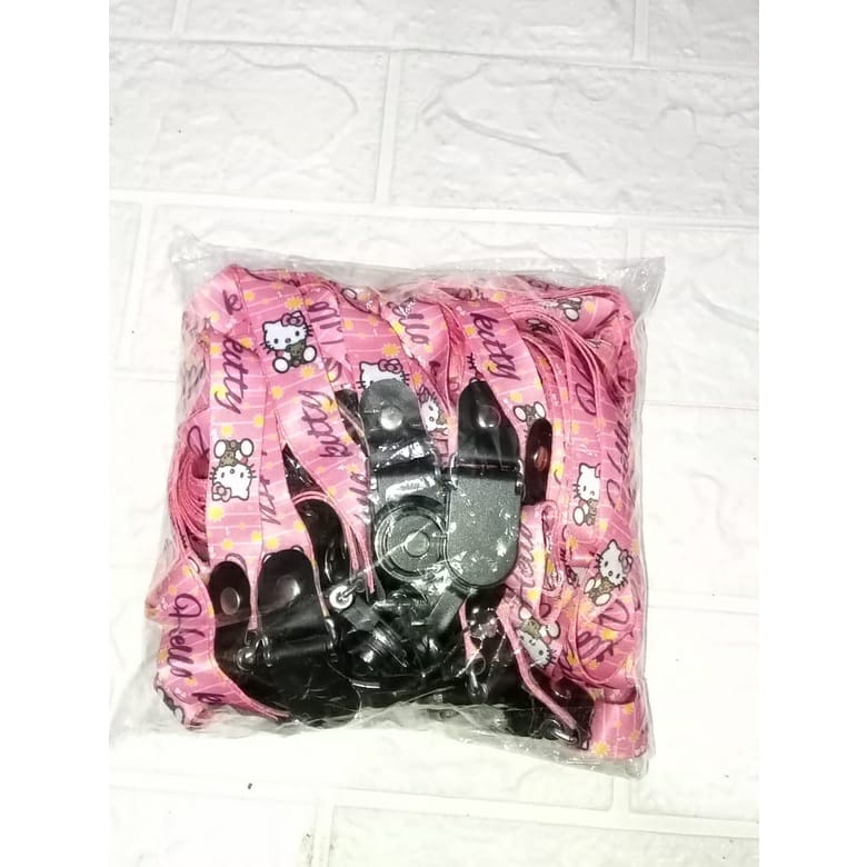 [ISI 25 PCS ] TALI GANTUNGAN VARIASI MOTIF HELLOKITTY A /TALI STRAP GANTUNGAN HANDPHONE