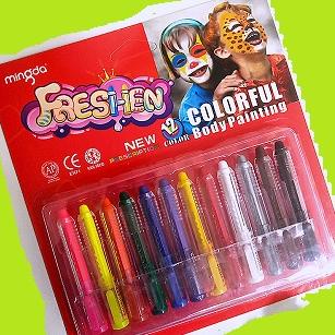 

[PROMO M0F39] MINGDA FRESHEN FACE PAINTING 12 / CRAYON WAJAH - AMAN UNTUK ANAK-ANAK Big Sale